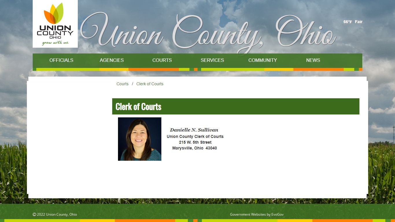 Union County, OhioClerk of Courts